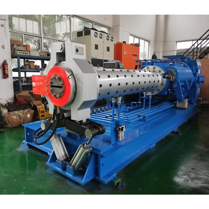 90mm Cold Feed Rubber Extruder / Rubber Extrusion Machine